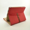 Standing Leather Protective Case with Belt Design for The New iPad, For iPad 2/ iPad 3 Folio Leather Case with Stand, 8 colors