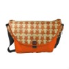 Star Burst Orange Messenger Bag