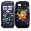 Star Flower Silicone Skin Case Shell For HTC G14 Sensation 4G Z710e