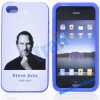 Steve Jobs Memorial Tribute Silicone Case for iPhone 4S