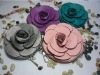 Stock Fashion pu Flower coin wallets.