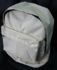 Stock lot cream/solid color backpack, closeout back