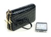 Stone Texture Patent Leather Zipper Lady Wallet