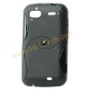 Storm Black TPU Cover Case Shell For HTC G14 Sensation 4G