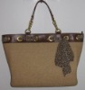 Straw tote bag