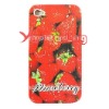 Strawberry Fruit Pattern TPU Soft CASE FOR iPhone 4