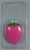 Strawberry Shape Silicone Key Case, Coin Pouch