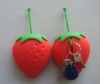 Strawberry Shape Silicone Key Case, POCHI Purse