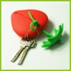 Strawberry Shaped Silicone Key Case (DHJ-002)