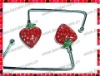 Strawberry Shaped Unfoldable Bag Hanger/Purse Hook