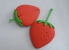 Strawberry silicone key holder (hot sale)