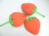 Strawberry silicone key holder (hot sale)