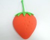 Strawberry silicone key holder/key case (hot sale)