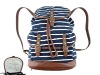 Stripe Backpack Bag