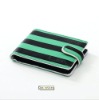 Stripe Leisure PU Bifold Wallet