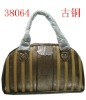 Stripe designer brand CC Satchel bag