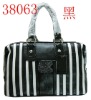 Stripe designer brand CC Satchel bag