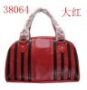 Stripe designer brand CC Satchel bag