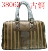 Stripe designer brand CC Satchel bag