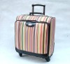 Stripe trolley designer carry-on luggage