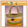 Striped Canvas Carry Bag