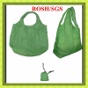 Strips polyester foldable shopping bag