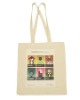 Strong and lightwieght Printed Cotton Tote bag Canvas Handle bag grocery bag Orangic cotton Eco friendly cotton