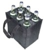 Strong wine bag to carry 6 bottles(customized logo printing)