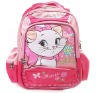 Student shoulder backpack with cat printing