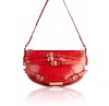 Stunning red patent leather bags handbag shoulger bag 063