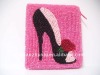 Stylish High-heeled Shoe Beaded wallet