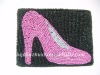 Stylish High-heeled Shoes Beaded Coin Purse