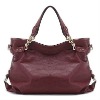 Stylish PU Handbag-2011 most popular tote bag with long shoulder strap