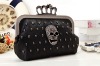 Stylish SKULL Fingers leather hand bag handbags 063