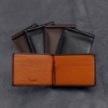 Stylish leather money clip wallet