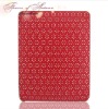 Stylish net perforated flowers tablet pc case for ipad 2