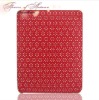 Stylish net perforated flowers tablet pc case for ipad 2