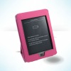 Stylish stand leather case for Amazon Kindle touch