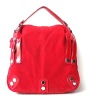 Succinct and fashionable leather handbagA10136