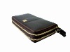 Sucessful men's antibacterial genuine leather magic handbag/wallet