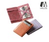 Suede leather magic wallet