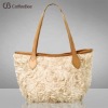 Summer flower leather bag