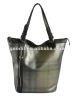 Summer hot! Plaid Printed Barrel Satchel fashion ladies handbags 2012