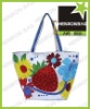 Summer printed strawberry beach bag