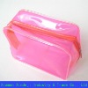 Super clear and red pvc bag for cosmetic gift new style