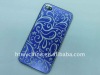Superior quality Flower Flat Back Housing for iPhone4 Colors optional
