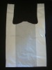 Supermarket plastic plain t-shirt bag