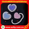 Supply foldable and portable diamond heart shape metal bag hanger