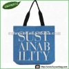 Sustainability Printed Calico Tote Bag