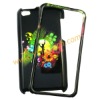Swirl Flower And Moon Front And Back Hard Cover Shell Skin For iPod Touch 4